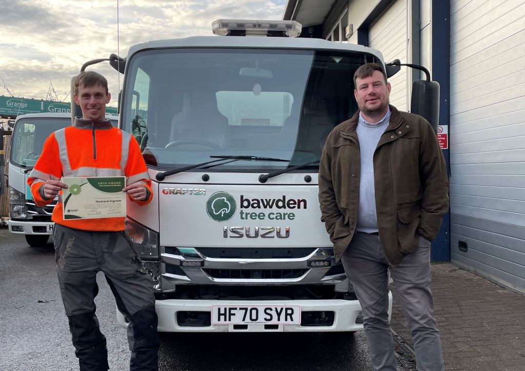 Bawden Tree Surgeon recognised for Outstanding Performance
