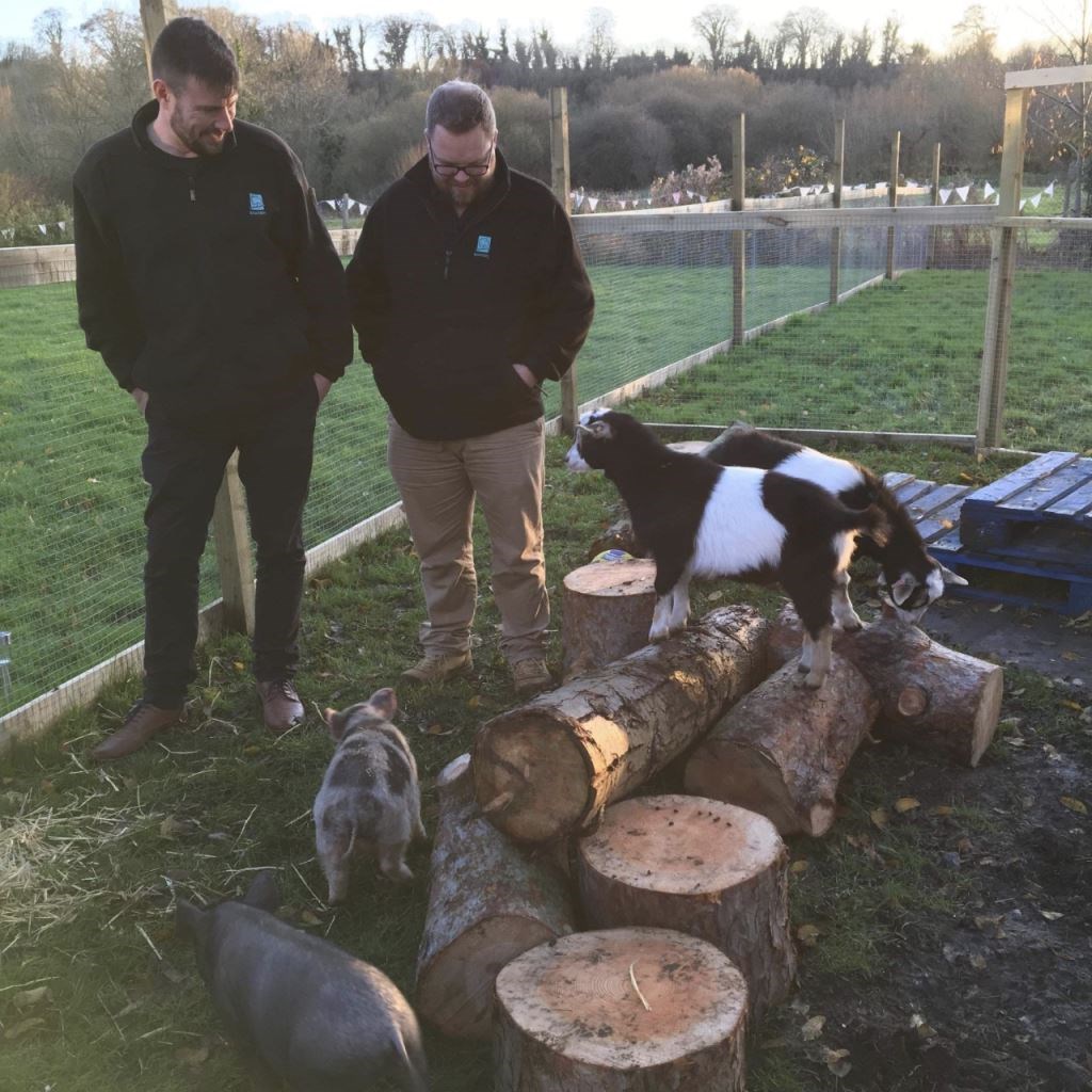 Tree Surgeons Helping Out at Buckland Court Care Home